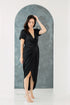 GS Party: Johanna Silk Dress with Sleeves